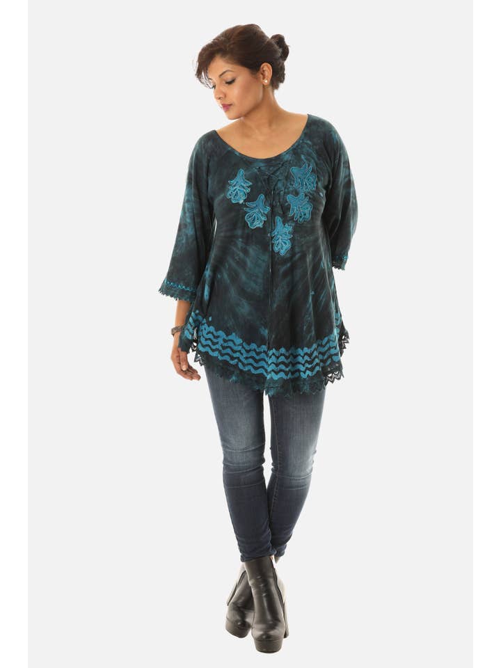 Shoreline Wear. INC – wholesale Tunic – Women’s – Women's Tie Dye Rayon Tunic7