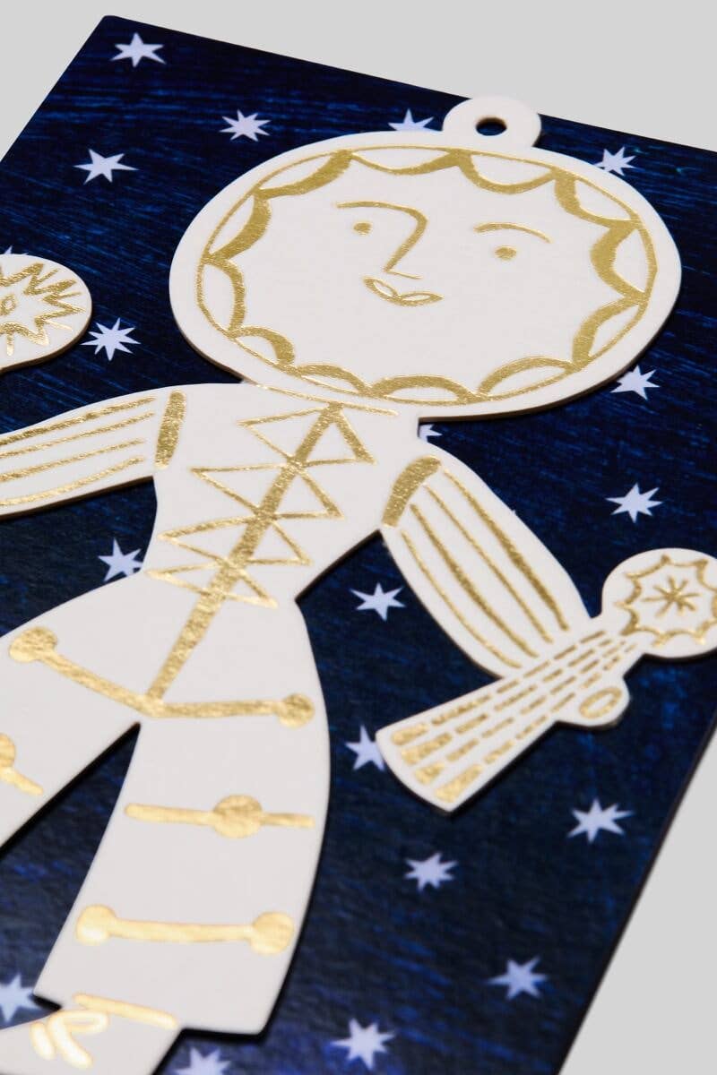 Mortlake Papers - Wholesale Ornament - Sun Folk Ornament | Solstice Nature-Inspired Keepsake 4