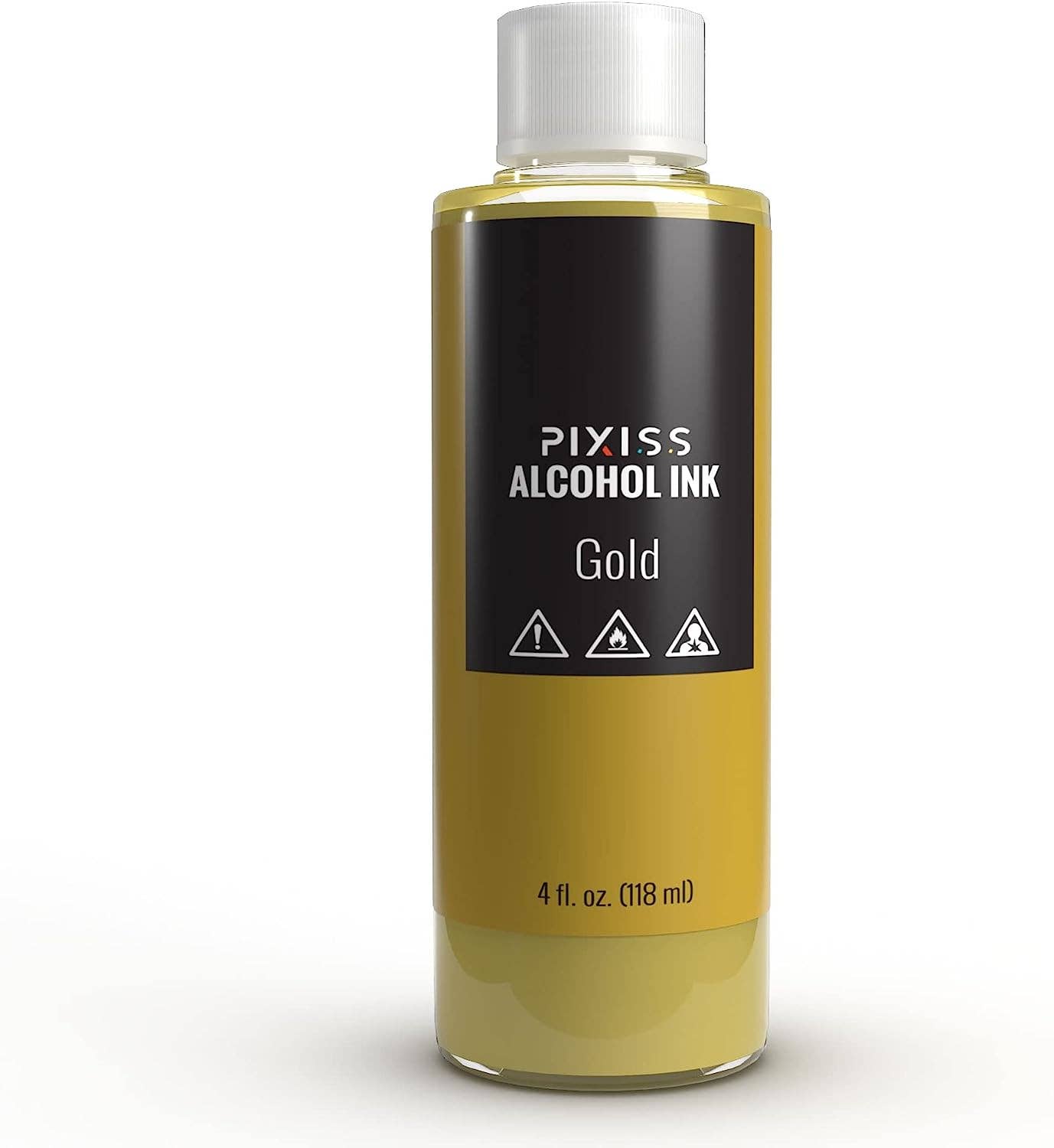 Pixiss - Wholesale Cocktail Mix/Syrup - PIXISS Metallic Alcohol Ink 4 oz. - Gold3