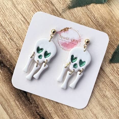 Sparkl + DOT - Wholesale Dangle Earrings - Skulls and Crossbones Earrings0