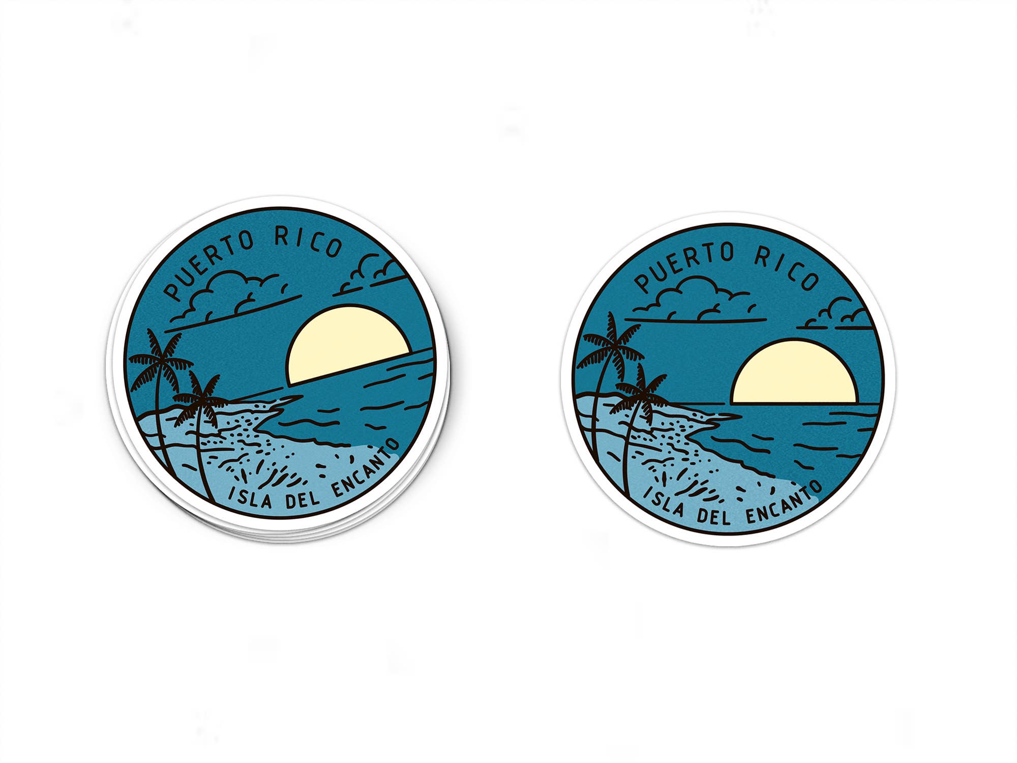 Albion Mercantile Co. - Vente Autocollant - Autocollant Porto Rico1