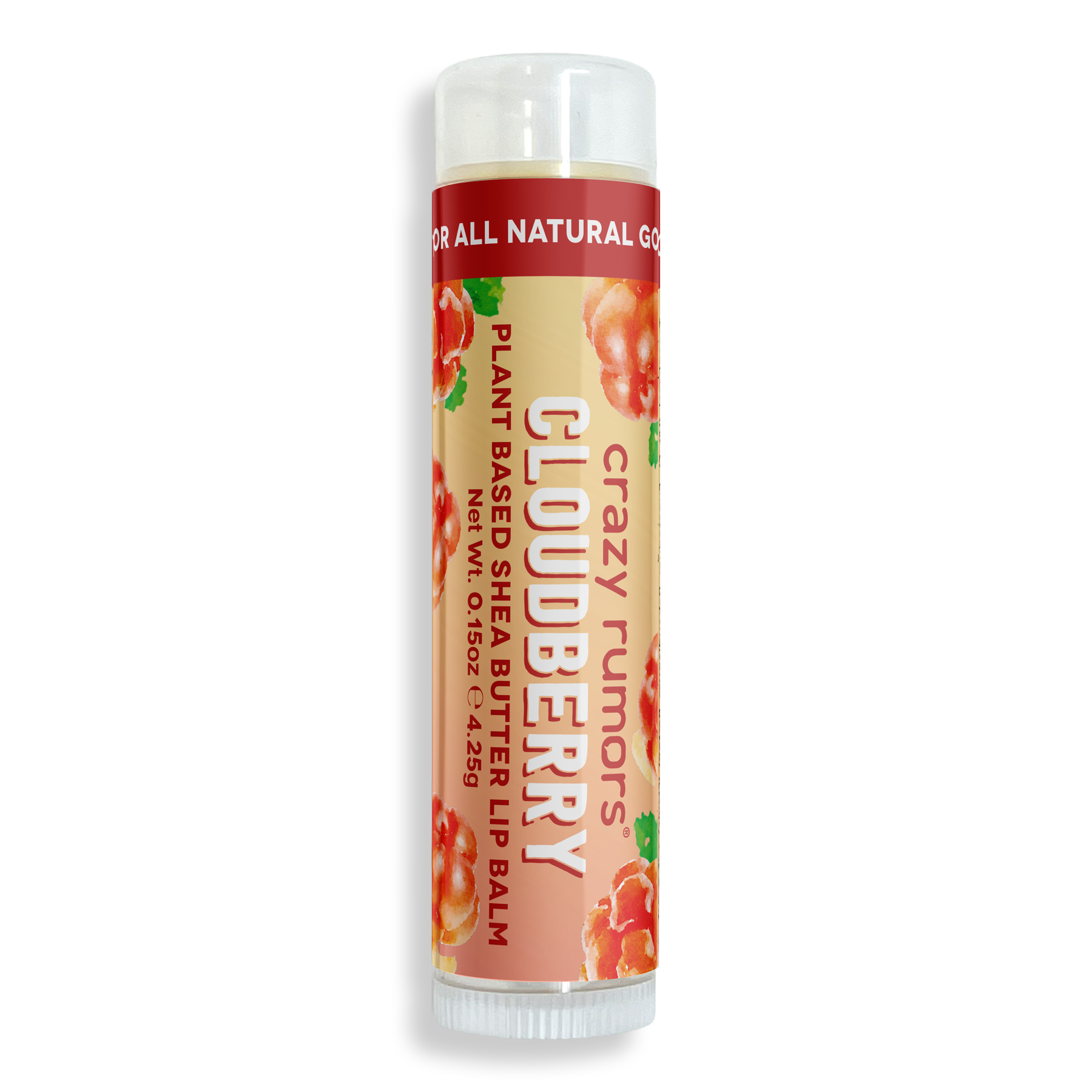 Crazy Rumors - Wholesale Lip Balm - All Natural, Vegan Cloudberry Lip Balm1