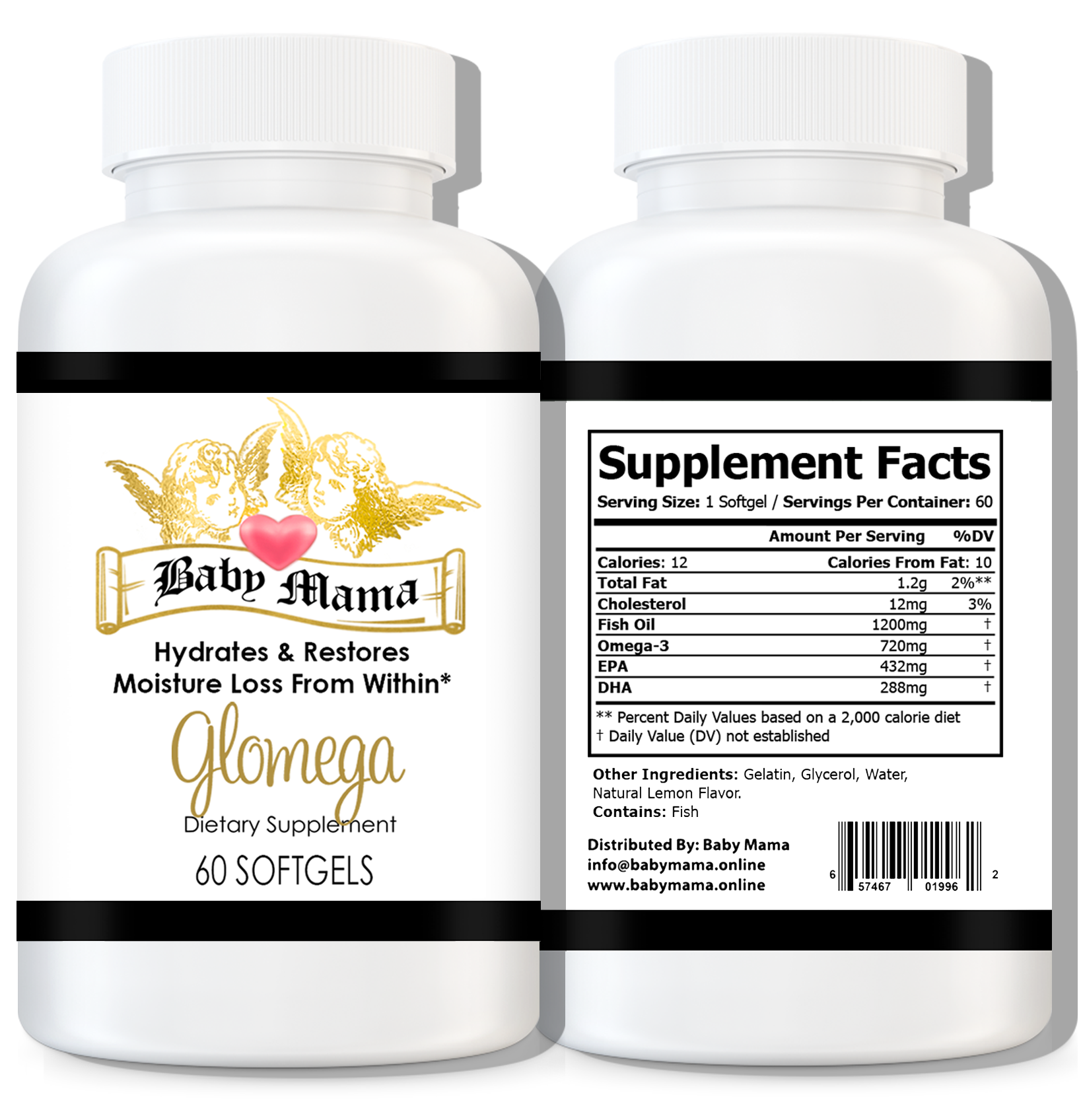 Baby Mama - Wholesale Oral Supplement/Vitamin - Glomega Softgels*1