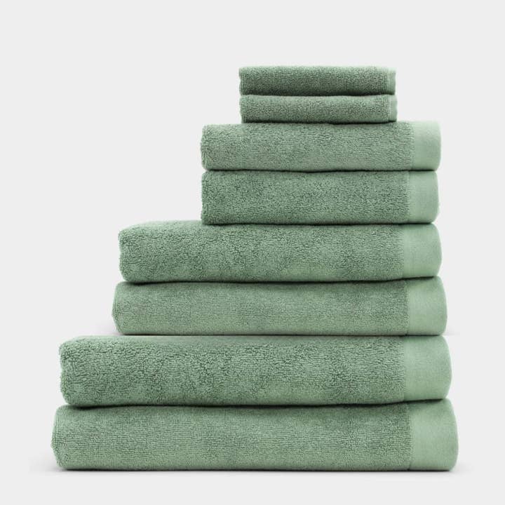Sekan - Wholesale Hand Towel - Terry towel package - Green