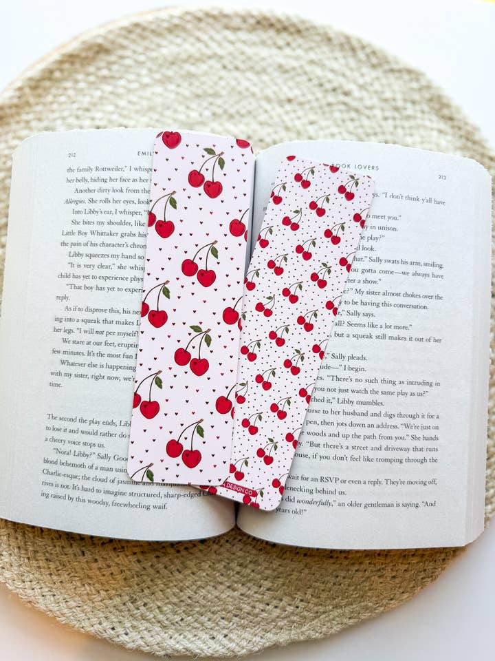 Cherry Bookmark for wholesale by Nadia Design Co