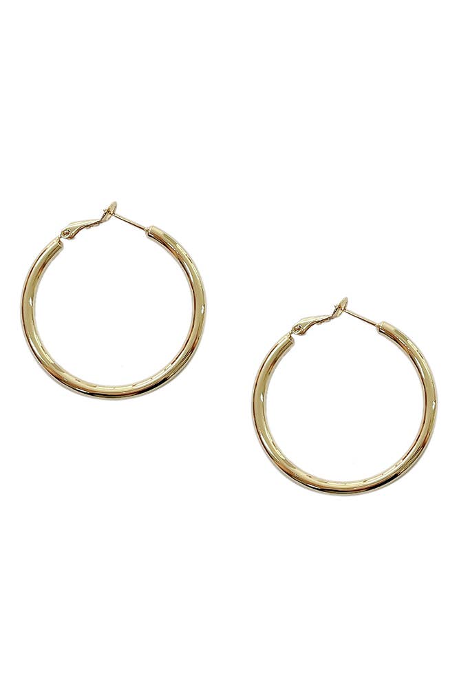 Hana – Engroshandel Hoops – 14K guld dyppet Omega lukning Hoop9