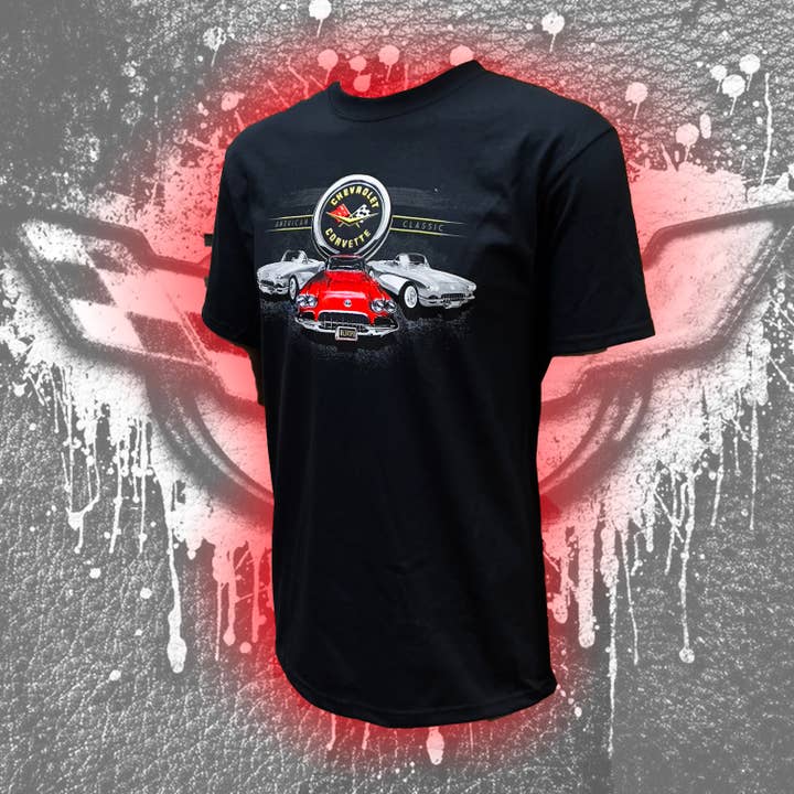 Vintage Goods Apparel - Wholesale Screen Printed T-Shirt - Men's - Corvette Trifecta3