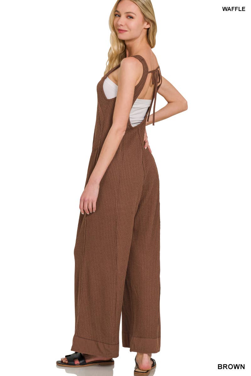 Vanilla Monkey - Wholesale Jumpsuit - Dames - Gebreide Wafel Wijde Pijpen Overall10