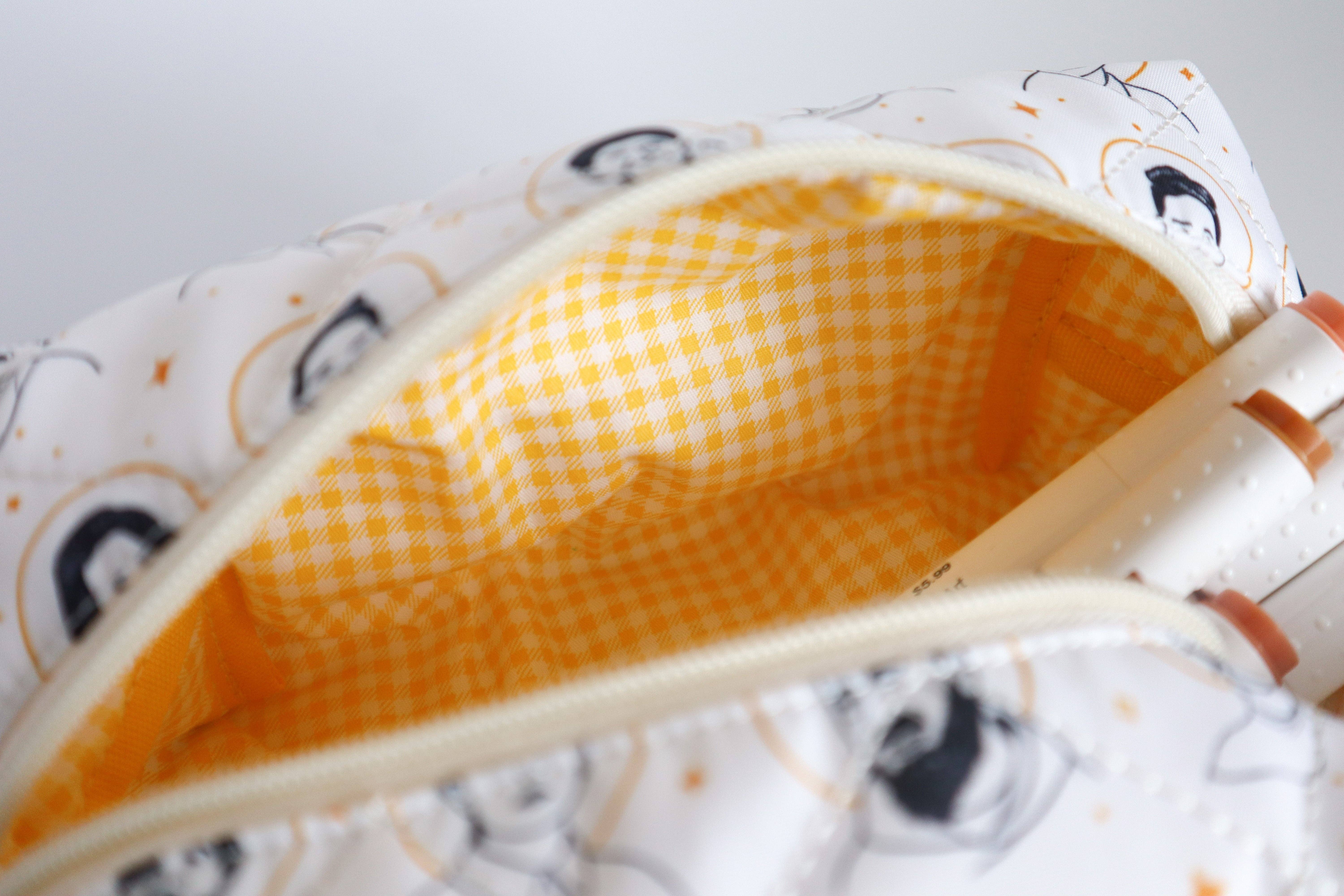 Peony&June Illustration – Engroshandel Posetaske - Dame – Saints quiltet pung4