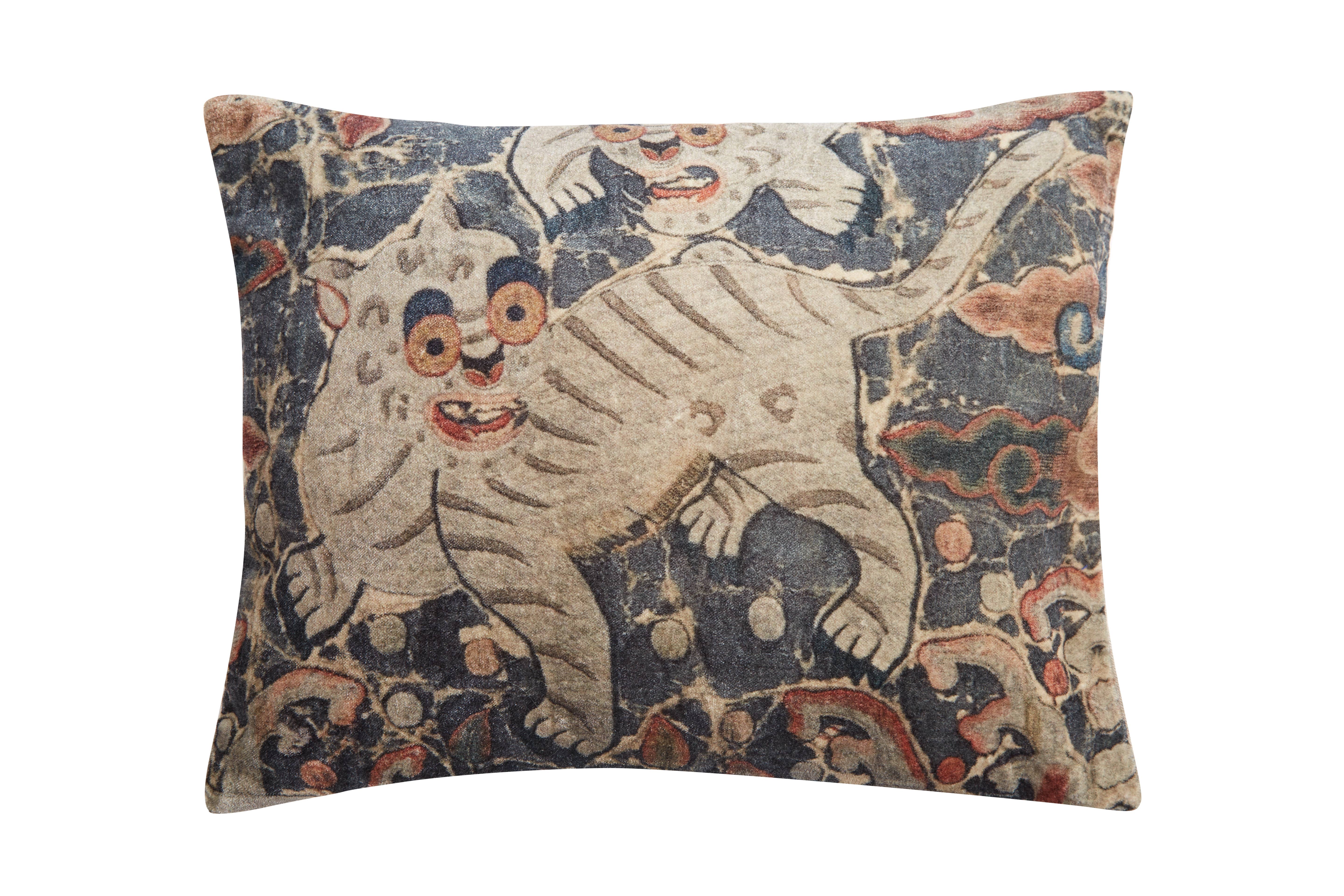 Siren Song - Vente Coussin décoratif - Coussin en velours Tiger 12"x16"
