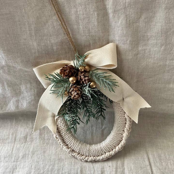 Crochet Wreath for wholesale by Artwork by Sandra Naufal