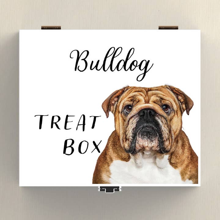 P7073 - Bulldog Gruff Pawtraits Dog Photography Printed Wood for wholesale by Vivid Squid Wholesale