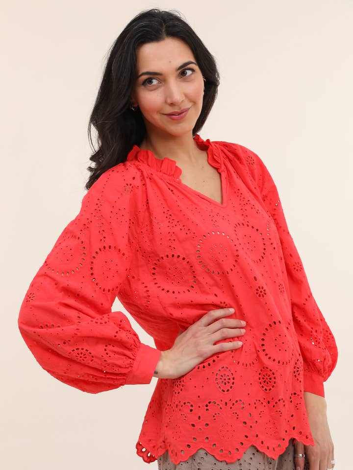 LÉA & LUC - Wholesale Blouse - Women's - 100% Cotton Blouse REF. 121686