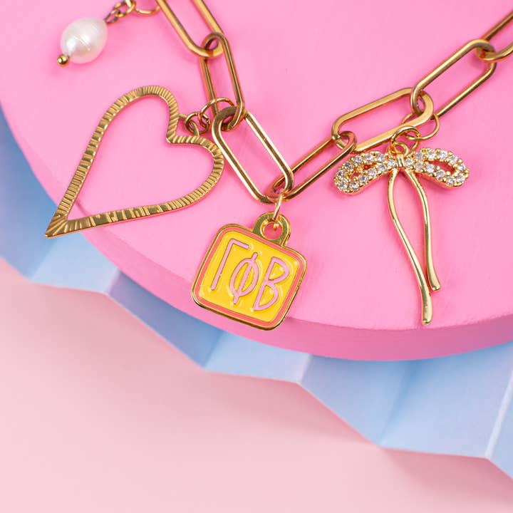 Gamma Phi Beta Charm por atacado de Swag