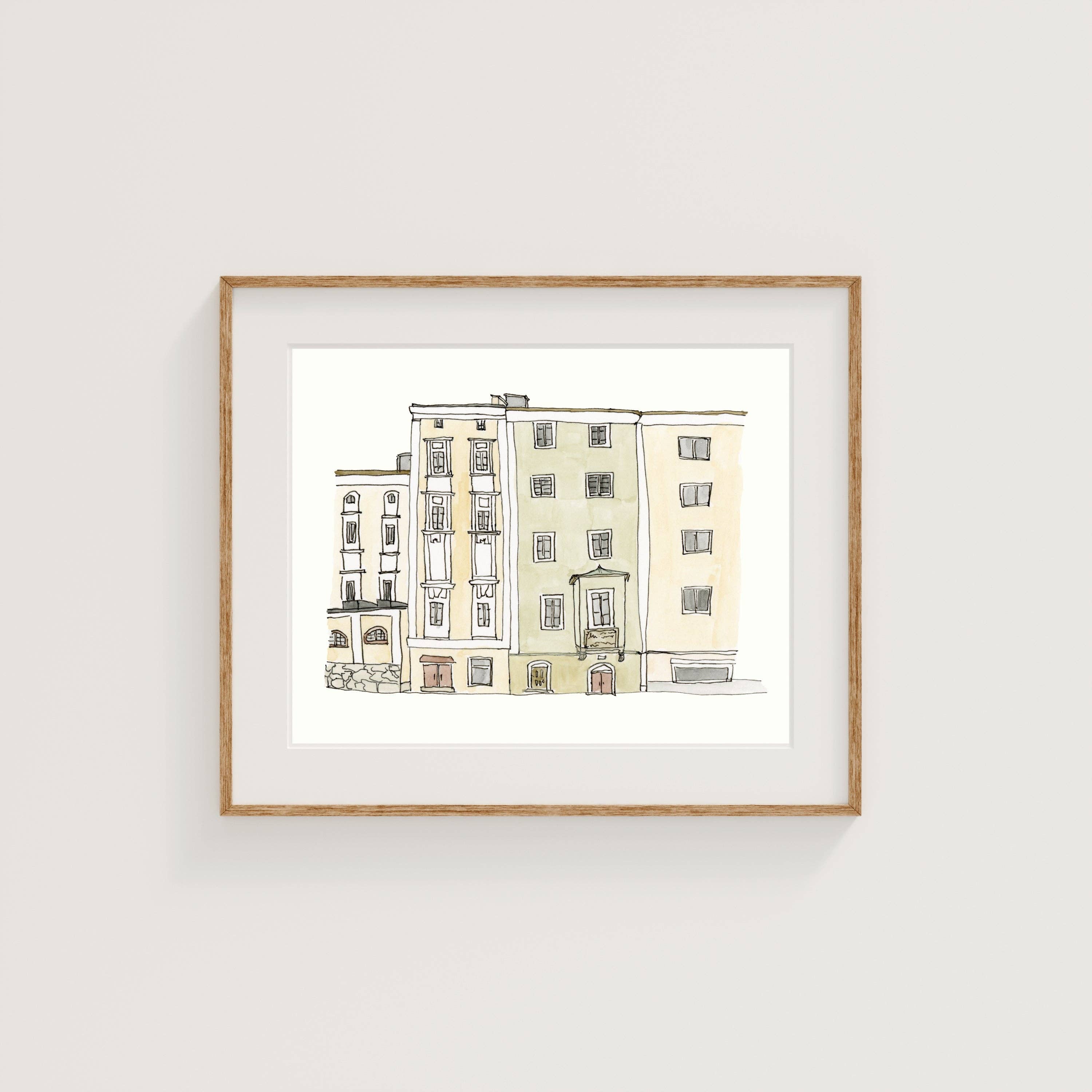 Sarah Wormann Art - Wholesale Art Print - Salzburg, Austria Buildings - Europe Travel Art Print5