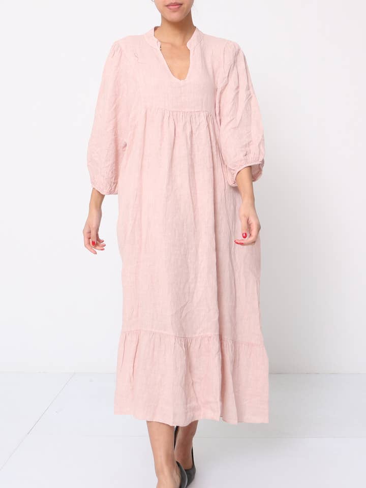 LÉA & LUC - Wholesale Dress – Women's - 100% linen dress REF. 110915