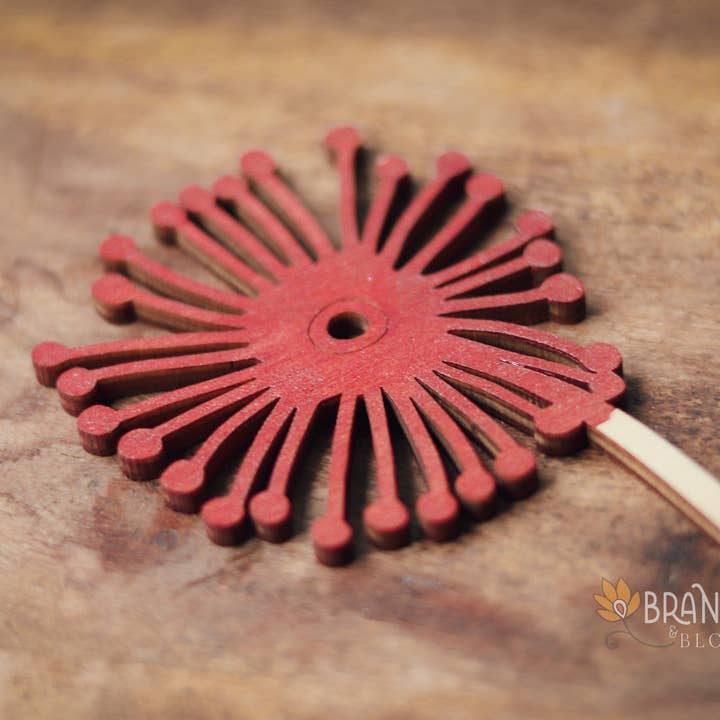 EcoWood Blooms – Engroshandel Kunstige blomster – Australsk indfødt tyggegummiblomstblomst - Boho Eco Flo i træ7