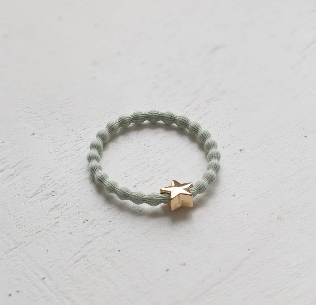 Last True Angel – wholesale Hair tie – Wave Hair Tie with Gold Star Charm (Various Colours)7