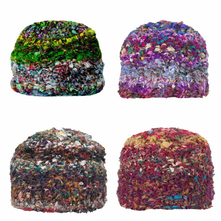 Handgestrickte Seidenmütze für den Großhandel von Toucan Hats/Carole Amper Inc.