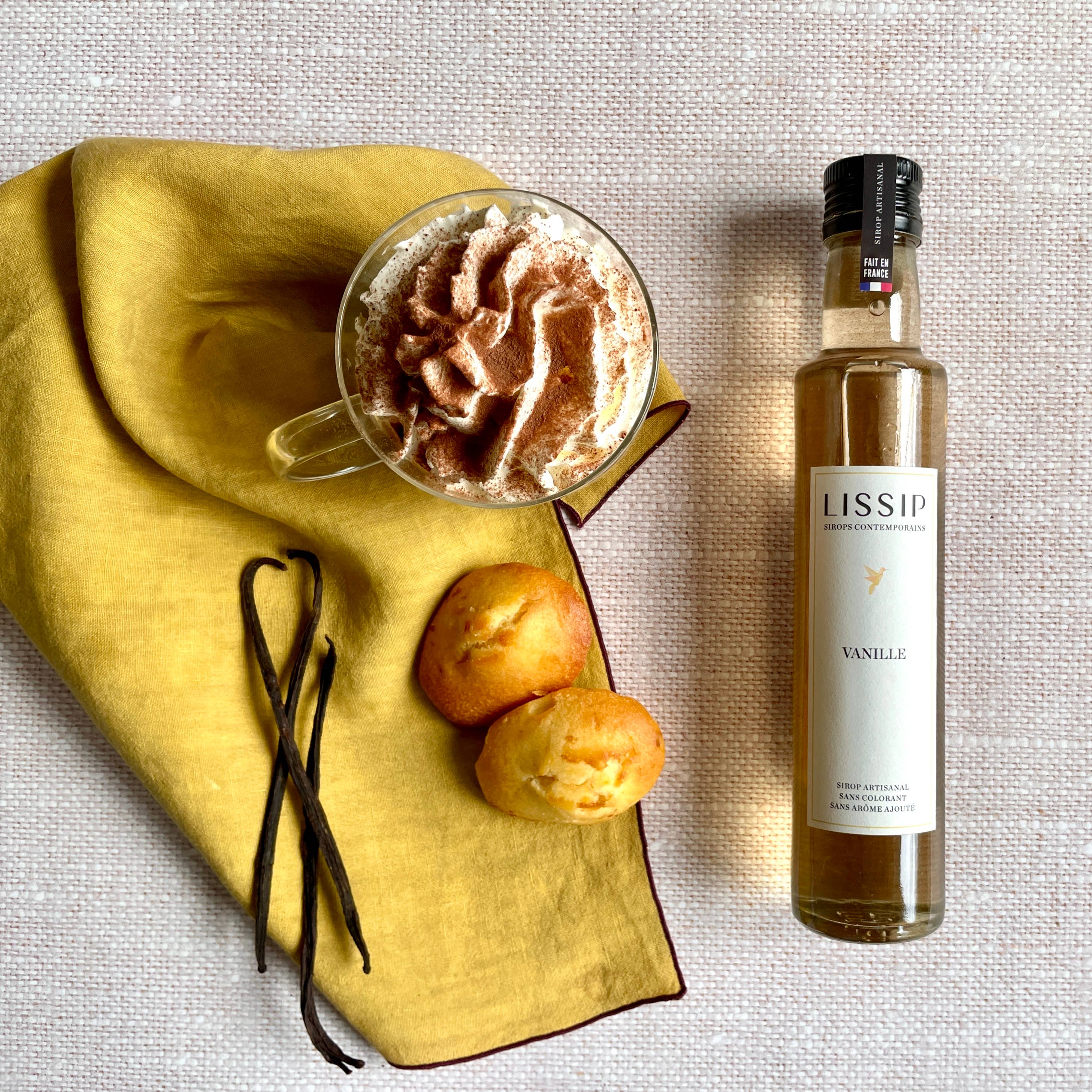Lissip - Wholesale Cocktail Mix/Syrup - Artisanal Vanilla Syrup - 25cl1