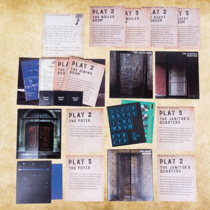Fizz Creations Inc - Wholesale Board Game - Esacape the Haunted Hotel - Escape Room Game