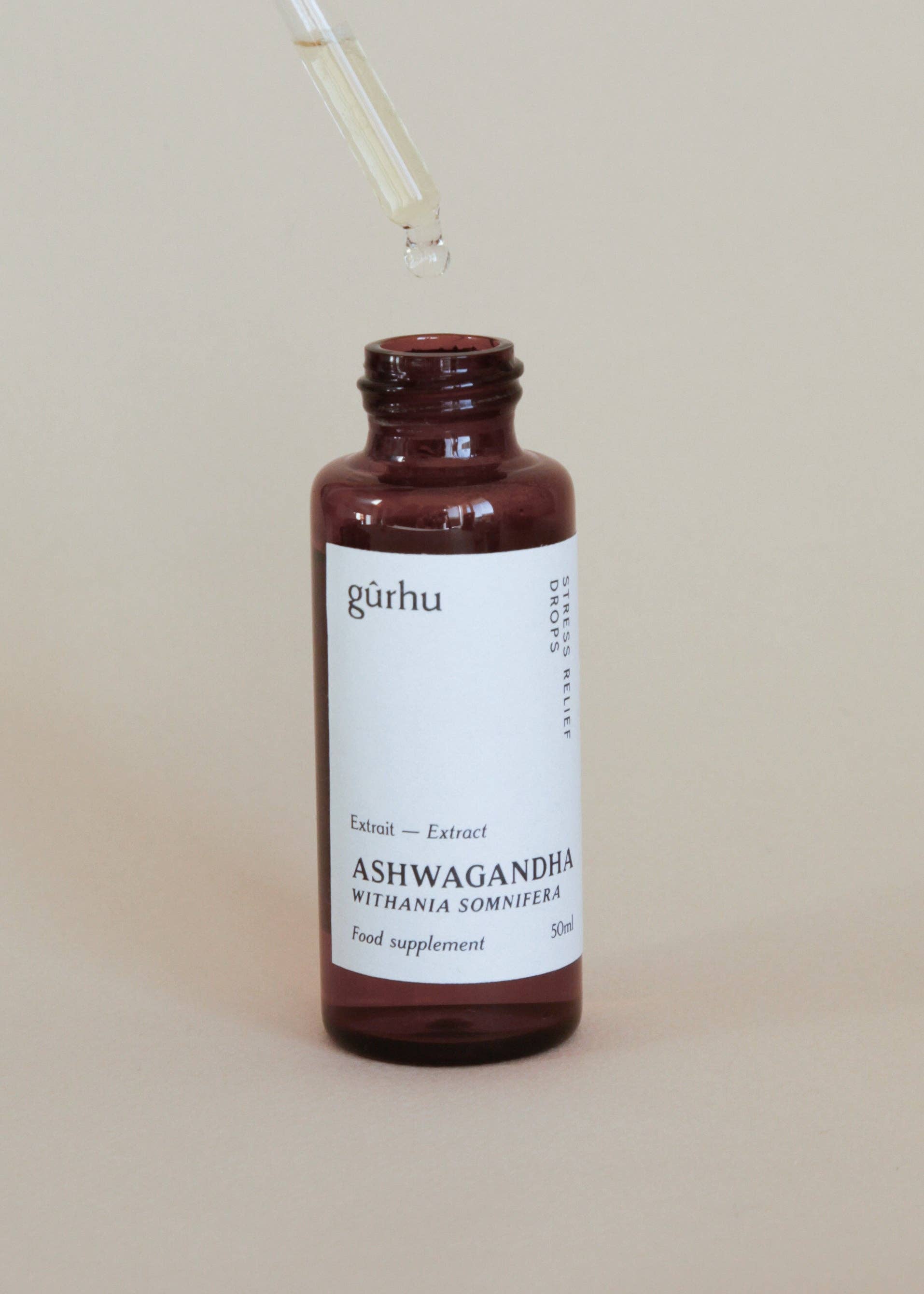 Gûrhu - Wholesale Oral Supplement/Vitamin - Ashwagandha Extract - Stress relief drops