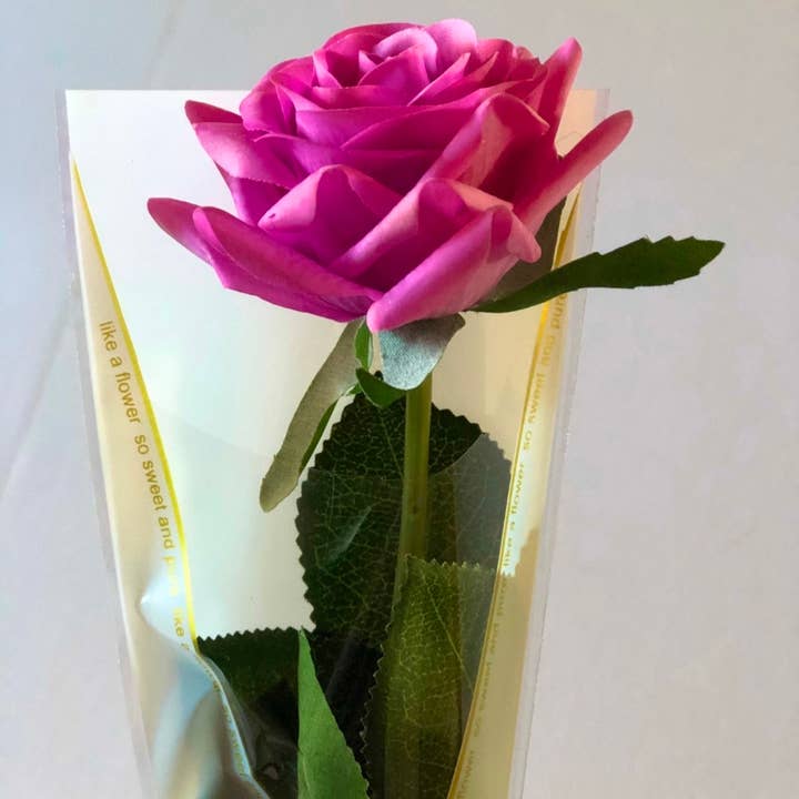 Simply Elegant By Tara - Wholesale Artificial Flowers - Single Stem Wrapped Rose | Real Touch Faux Rose 3