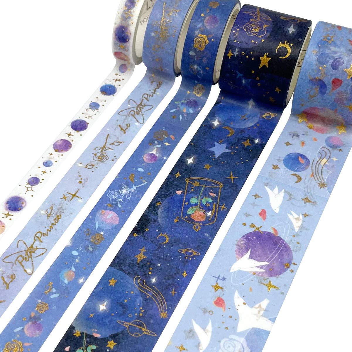 Wrapables.com - Wholesale Washi Tape - Wrapables Decorative Gold Foil Washi Tape and Sticker Set18