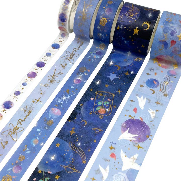 Wrapables.com - Wholesale Washi Tape - Wrapables Decorative Gold Foil Washi Tape and Sticker Set18