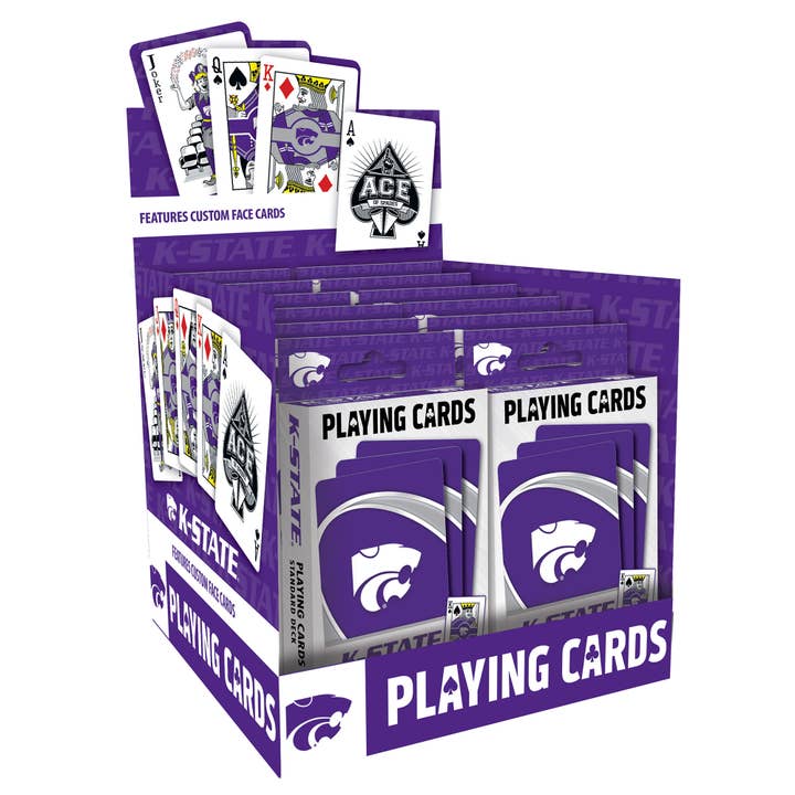 Masterpieces Puzzles - Wholesale Playing Cards - Kansas State Wildcats Playing Cards3