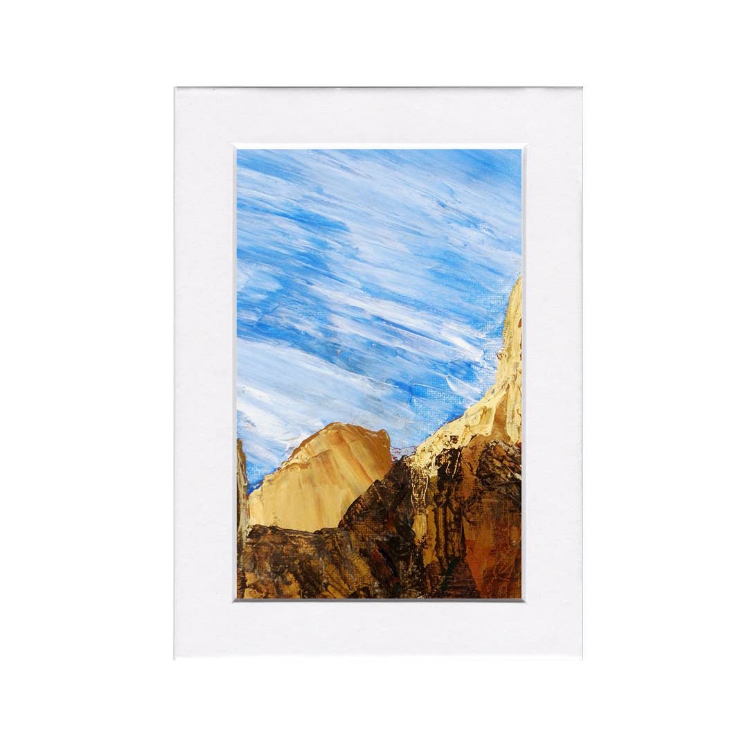 Fine Art For Small Spaces - Wholesale Art Print - Rockscape II Landscape Nature Mini Print0