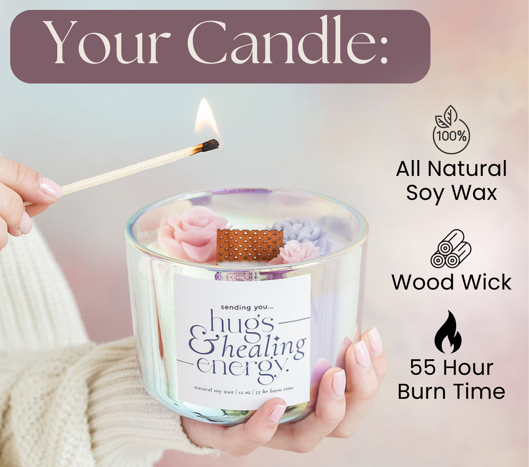 THE MINDFUL COLLECTIVE - Wholesale Jar/Filled Candle - Sympathy Candle – A Light That Speaks from the Heart2