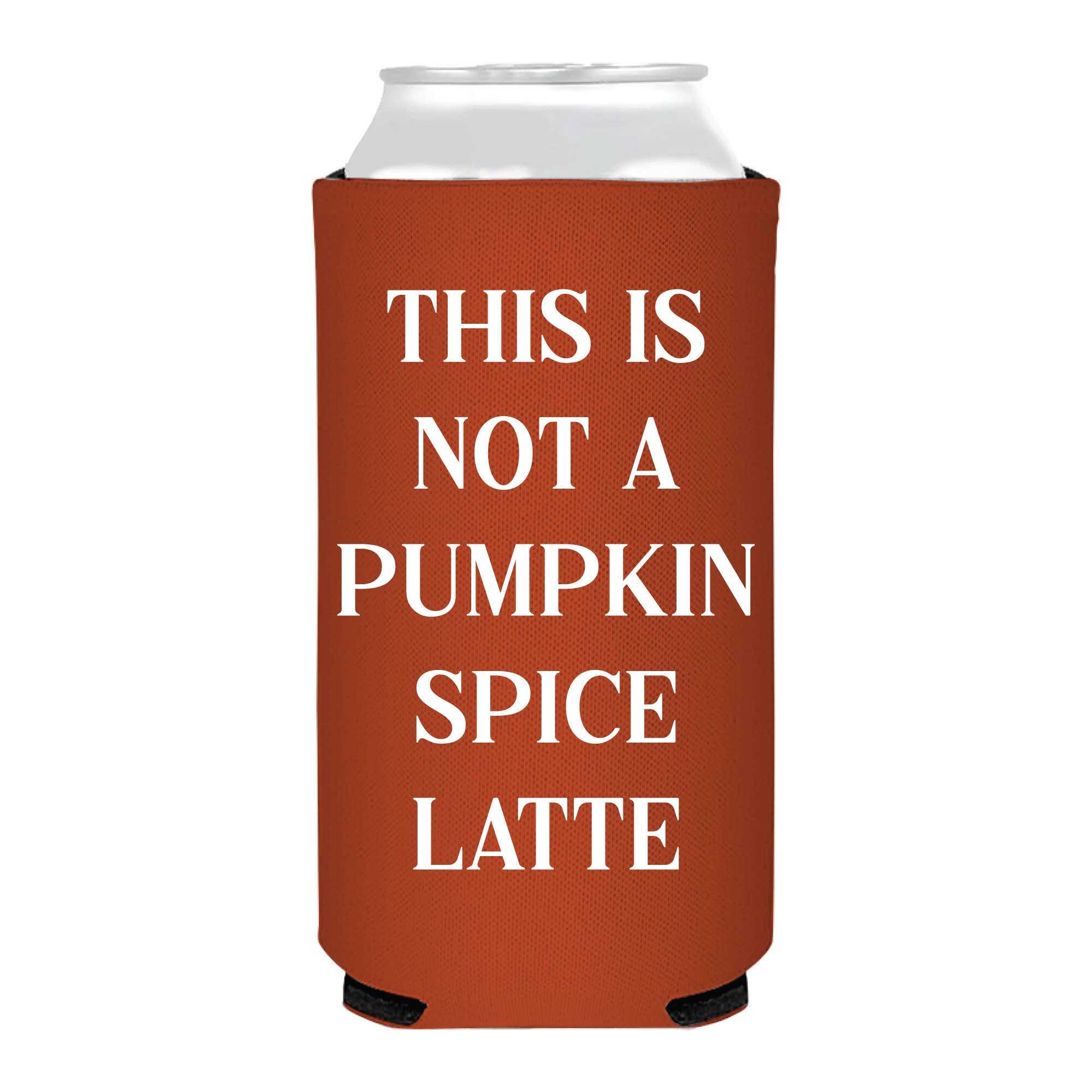 Sip Hip Hooray - Wholesale Drink Huggers & Koozies - This Is Not A Pumpkin Spice Latte Fall Slim Can Cooler- Fall1