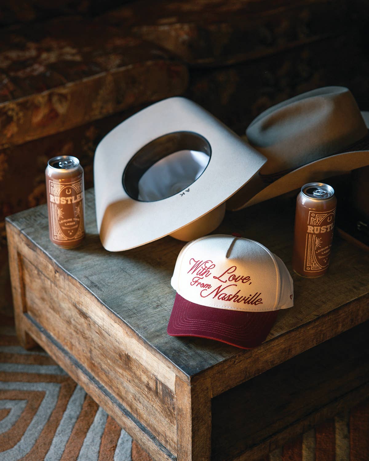 Rustler Hat Co. - Wholesale Trucker Hat - Unisex - With Love, From Nashville Trucker Hat2