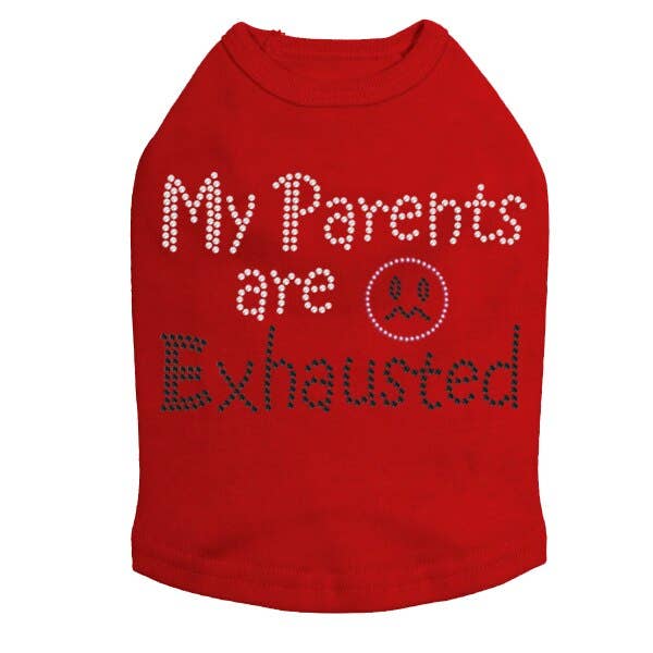 Dog in the Closet – camisa - Cão por atacado – Meus pais estão exaustos - Dog Tank6