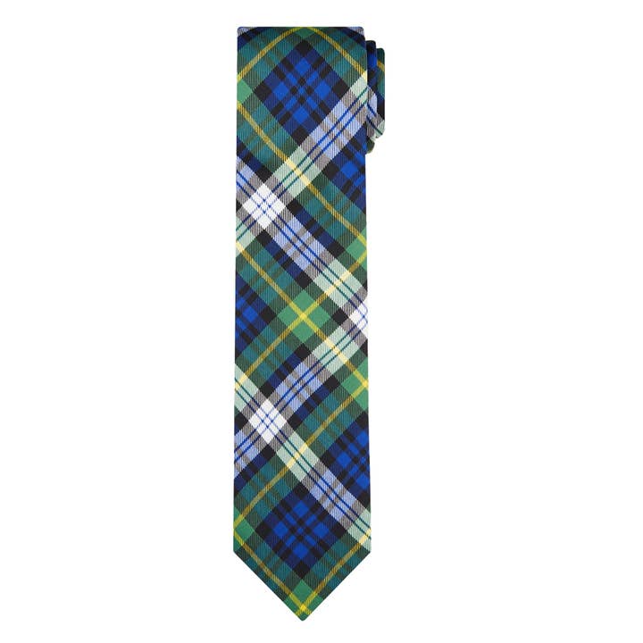 Jacob Alexander – wholesale Necktie – Men’s – Men's Woven Royal Tartans Plaid Tie8