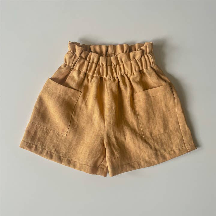 Hosenrock aus Leinen - Mädchen 1-6 Jahre | karamell für den Großhandel von Babymood AS