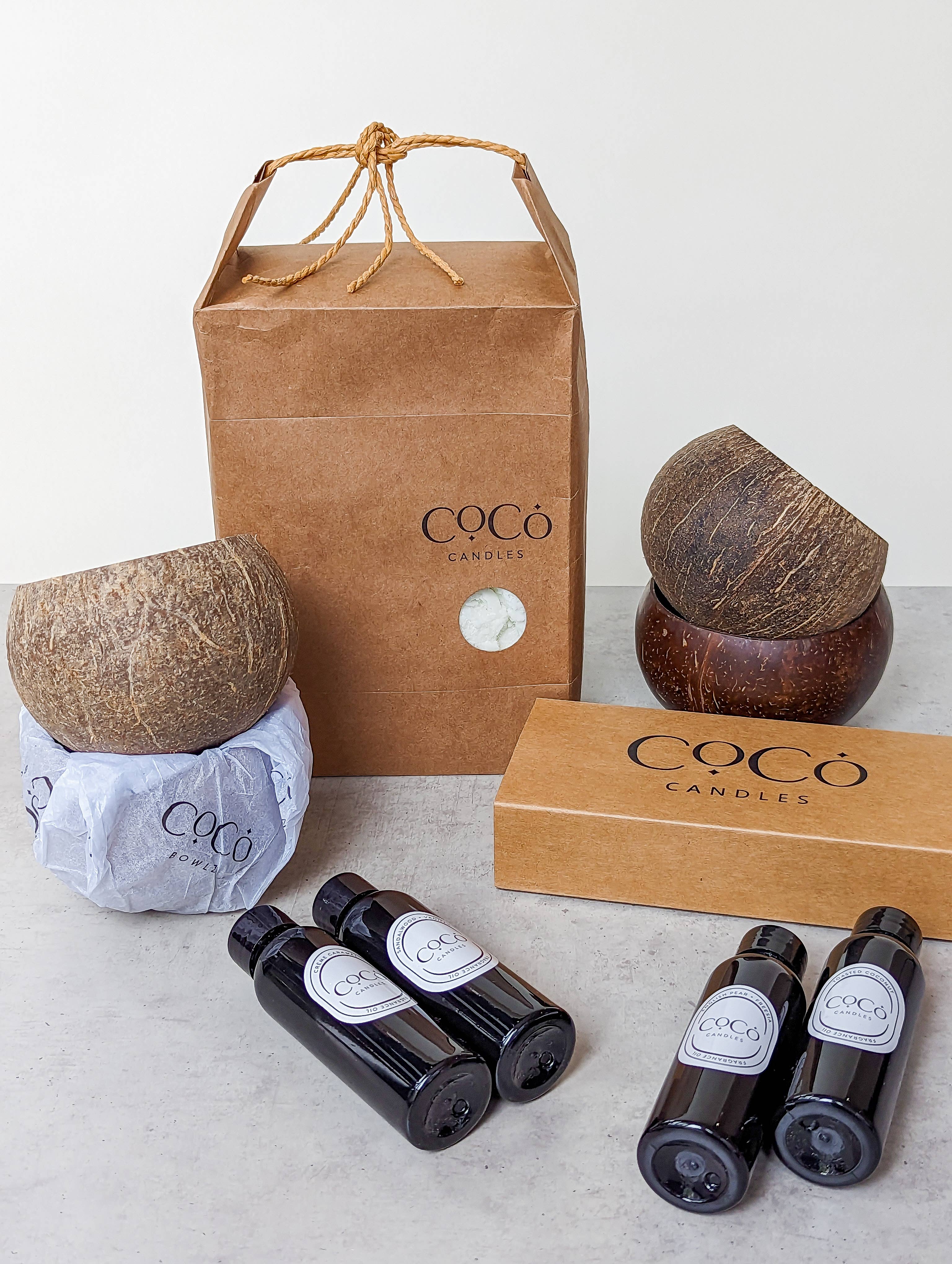 Cocobowlz™ – Engroshandel DIY-hobbysæt – Startsæt til stearinlys: Sæt med 20 med Premium Wax3