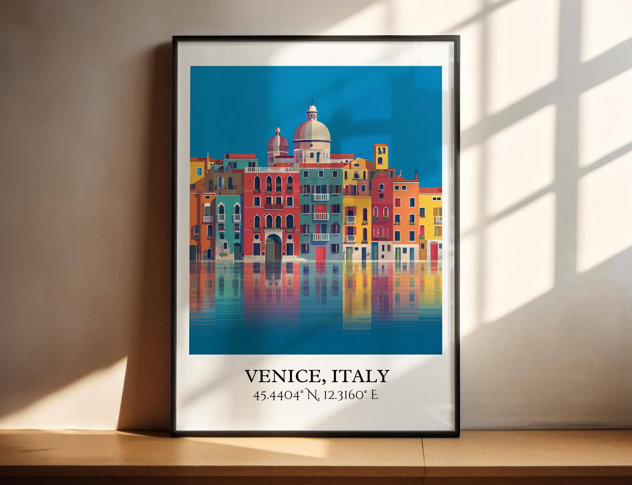 Premium Travel Art - Wholesale Art Print - Venice Italy Art, Venice Retro Travel Art, Venice Home Decor, Venice Gift, Venice Italy Travel Art, Travel Prints, Housewarming Gift