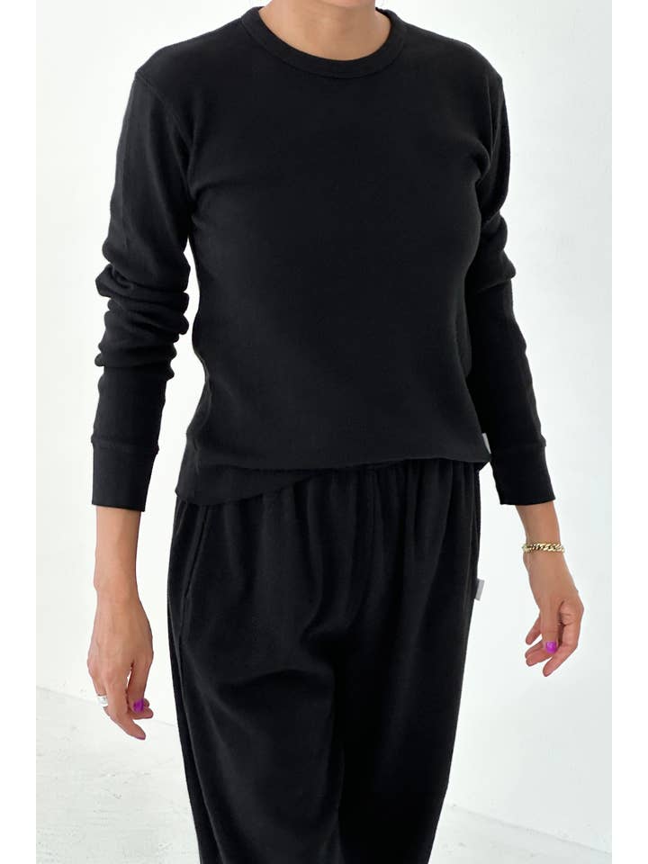 Le Bon Shoppe - Vendita all'ingrosso Maglietta - Donna - Maglietta Fondamentale Pointelle (2S-2M-1L)7