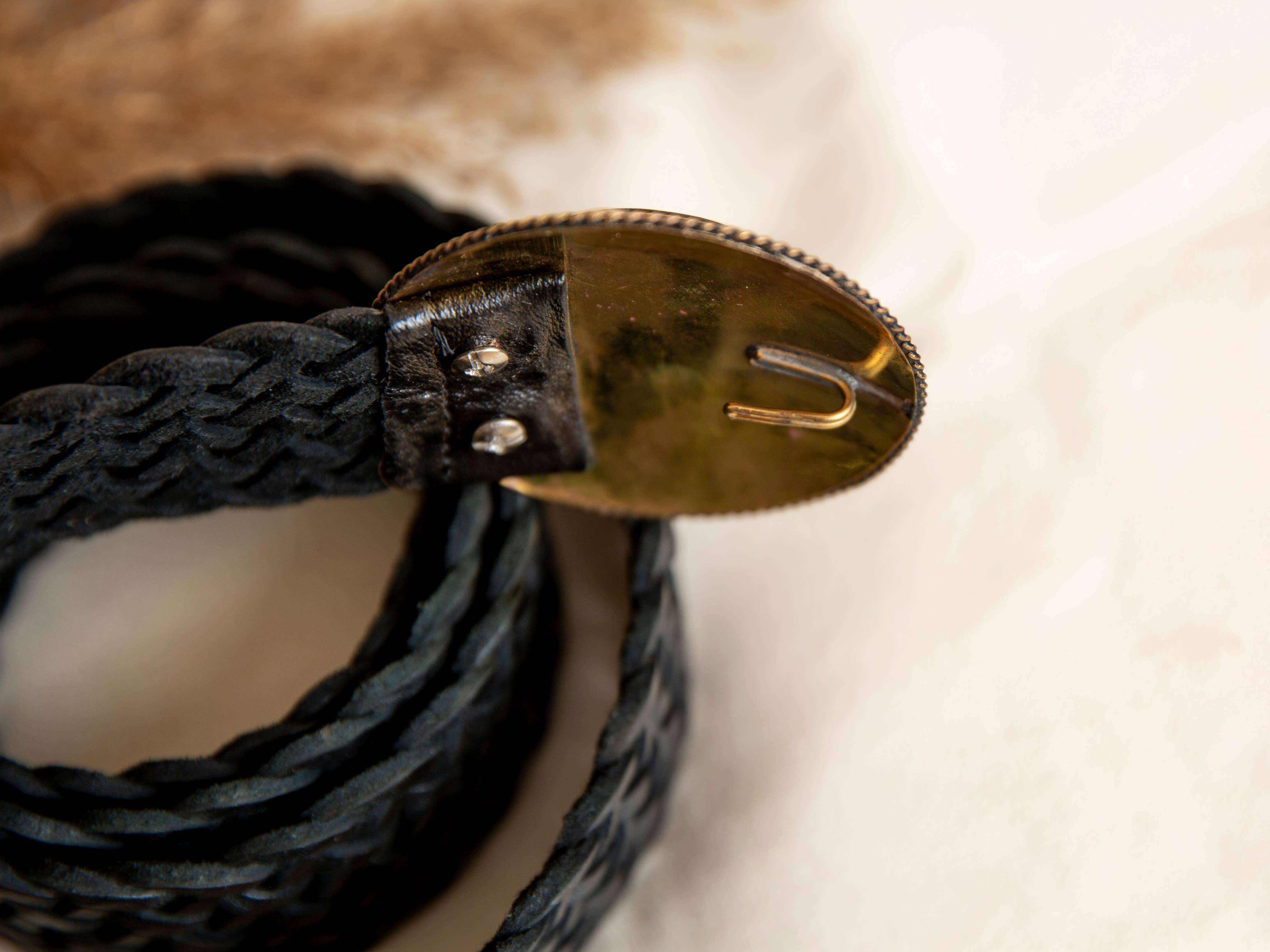 Lula Natura - Wholesale Belt - Women's - BROWN LEATHER BELT SQUARE EMPIRE1