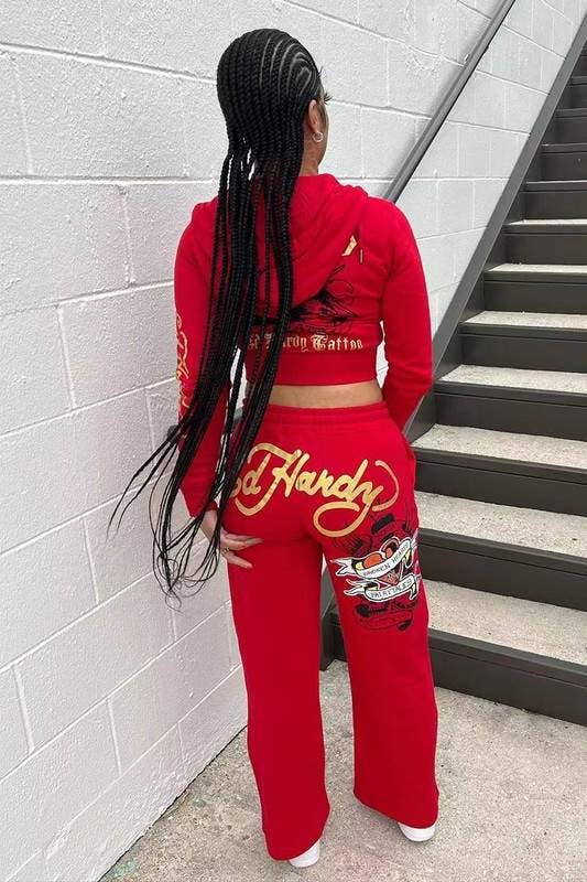 Fashion Combination – wholesale Top & skirt set – Women's – graphic tracksuit set2