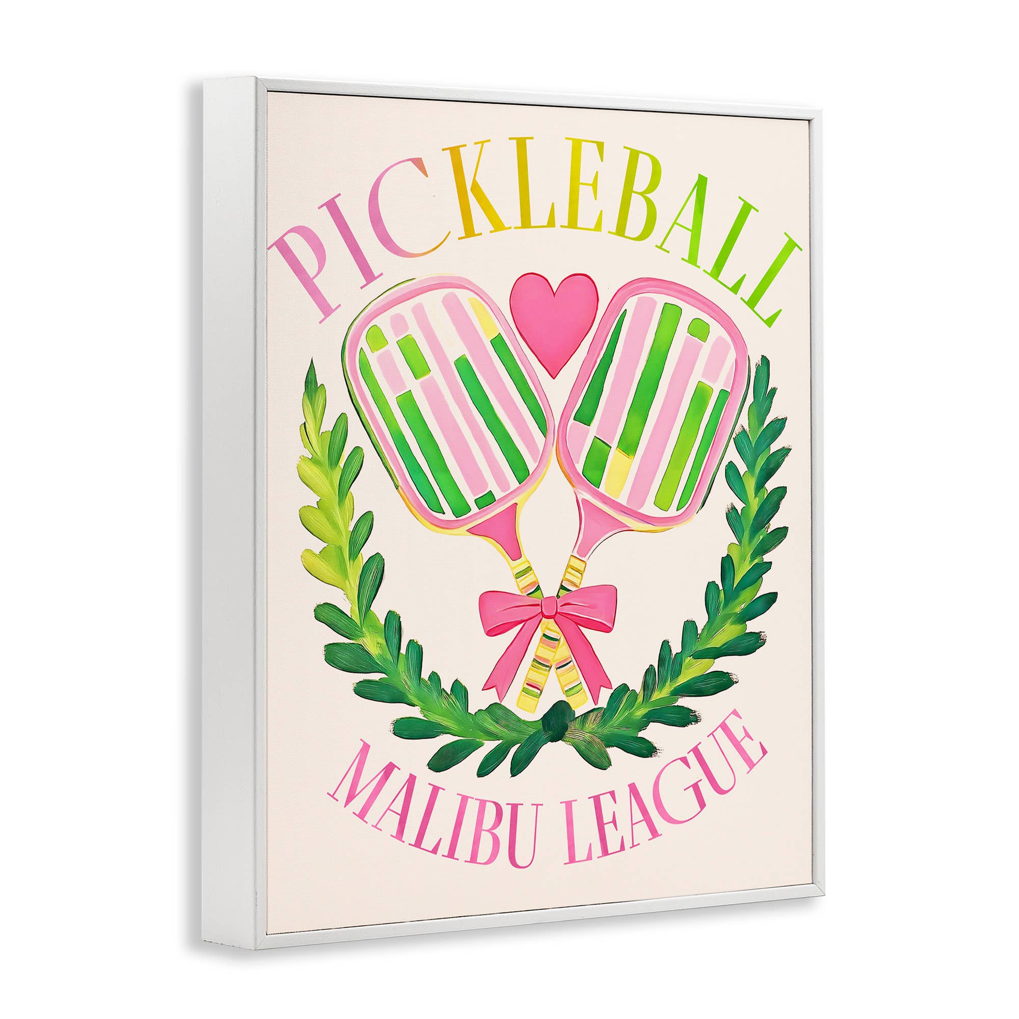 Stupell Industries - Wholesale Wall Sign - Pickleball Malibu League - Framed Wall Art15