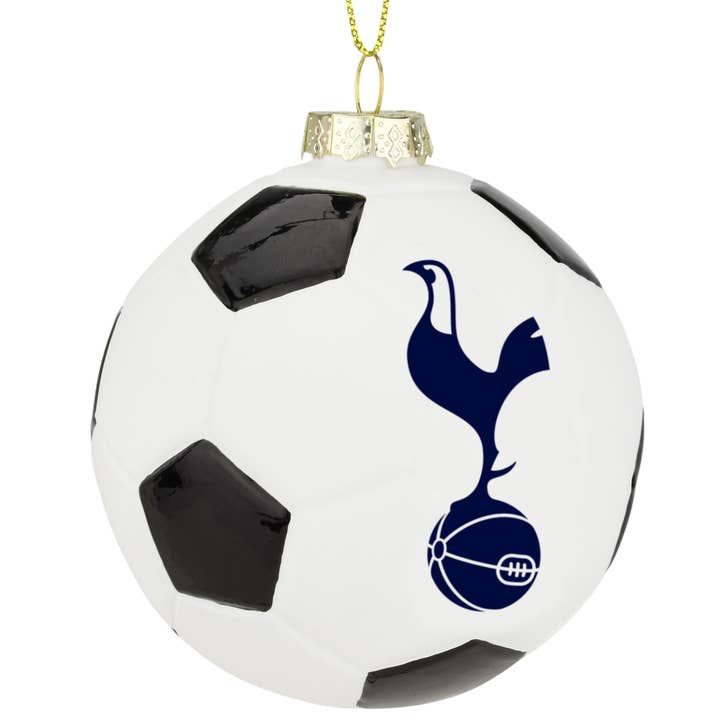 Tree Buddees - Wholesale Ornament - Tree Buddees x Tottenham Hotspur F.C. Official Bauble Limited Edition Spurs Christmas Ornament - Premier League Team - Glass Soccer Ball4