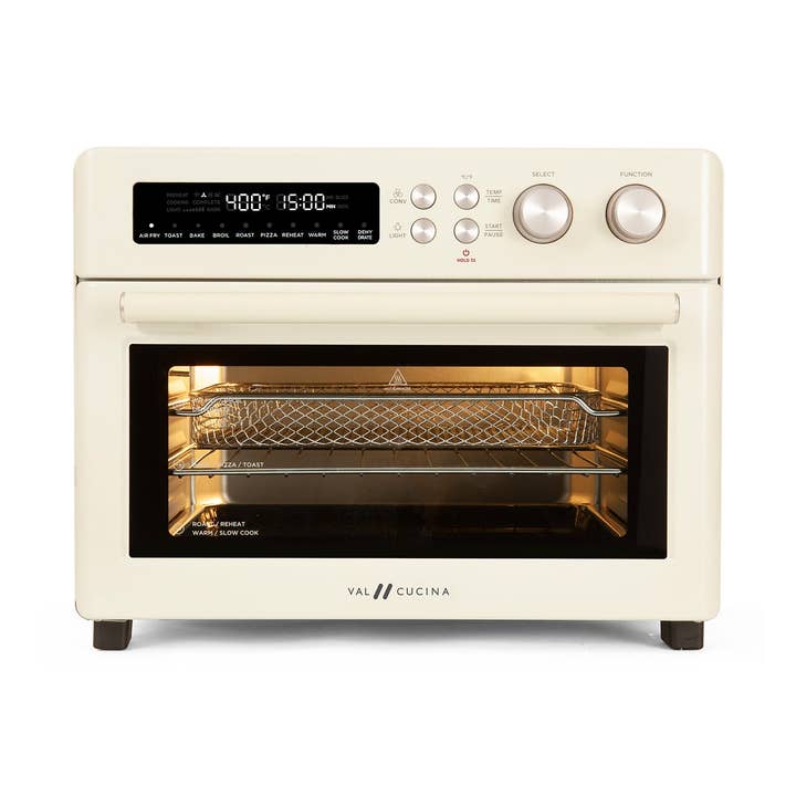 VAL CUCINA Extra Large Air Fryer Toaster Oven - Cream for wholesale by VAL CUCINA