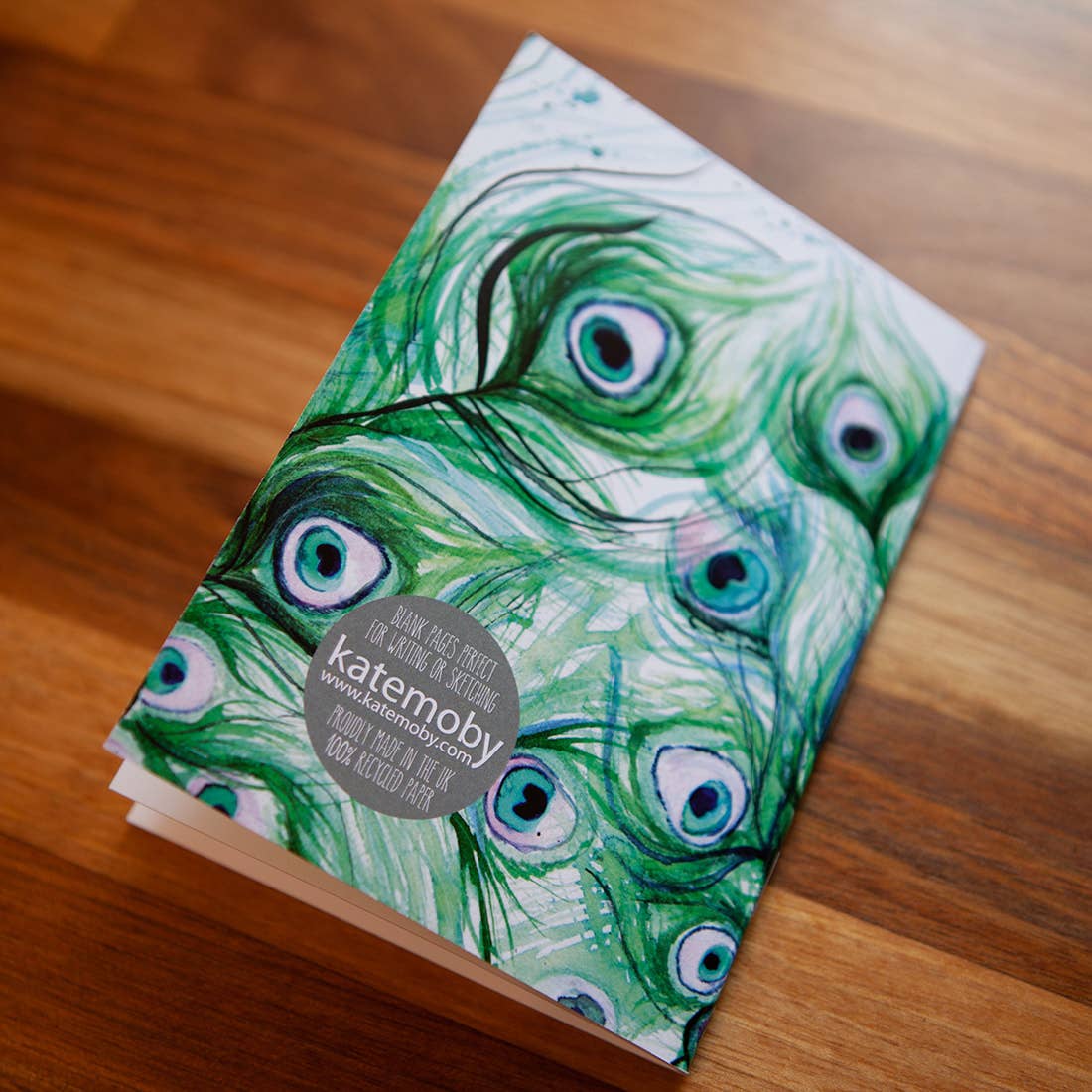 Kate Moby - Wholesale Notebook - Inky Peacock Eco A6 Notebook3