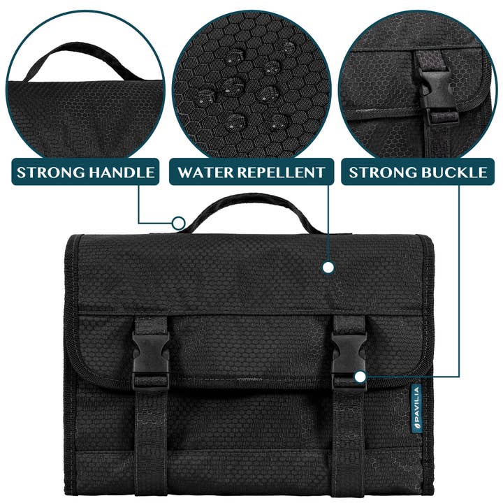 Pavilia - Wholesale Toiletry bag – Unisex - Buckle Hanging Toiletry Organizer Bag35