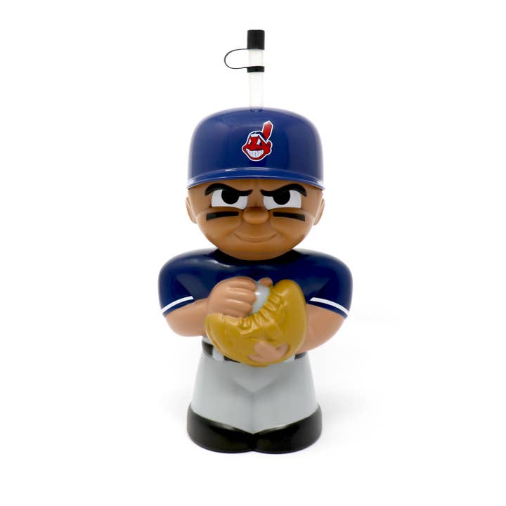 Bouteille d'eau 3D Cleveland Indians Big Sip pour la vente par Party Animal, Inc.