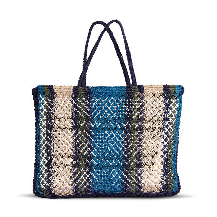 Bolsos de Yute Tejidos en Macramé para venta al por mayor de Tin Marin