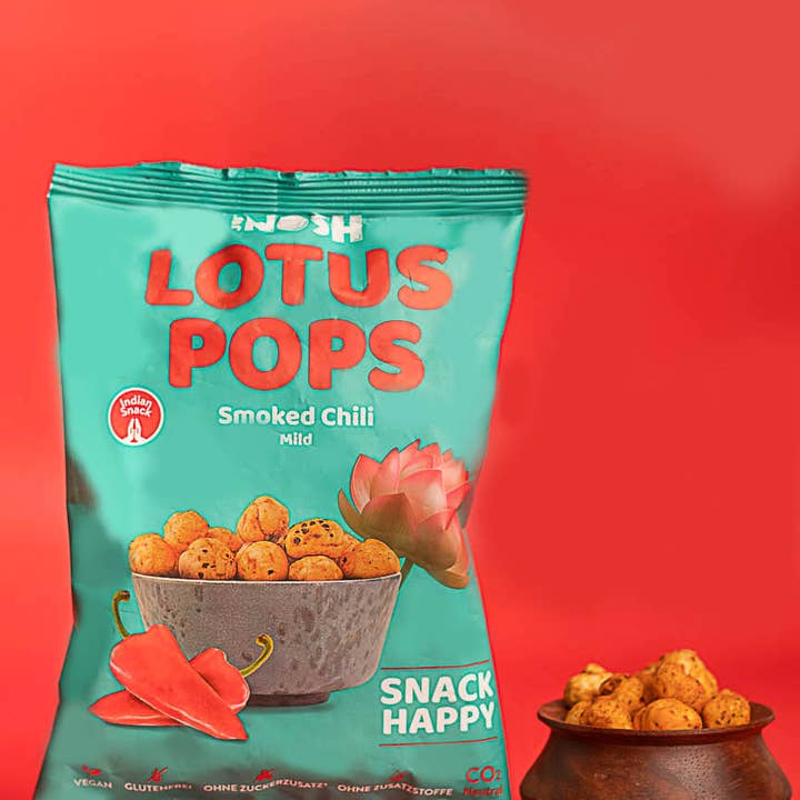 Pranosh Food GmbH - Vente Encas soufflé - Lotus Pops au chili fumé1